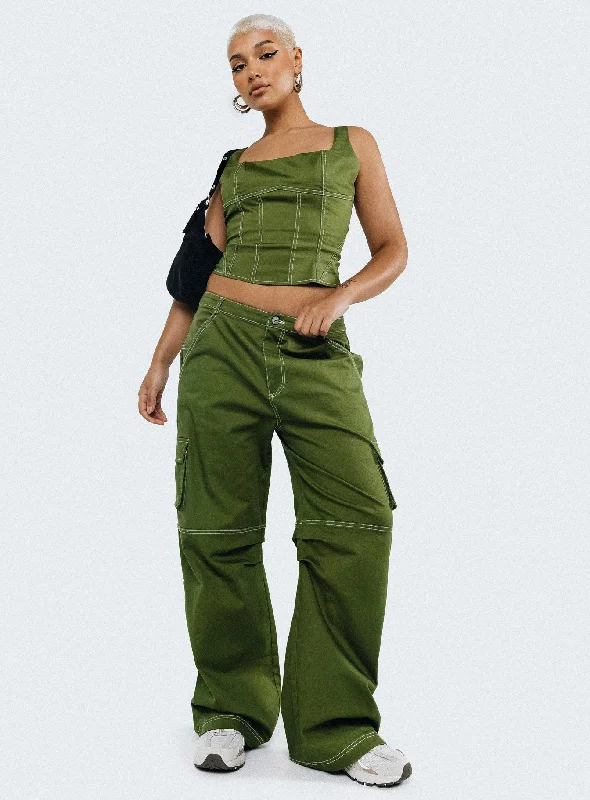 Quality Driven Apparel Dobson Pants Green