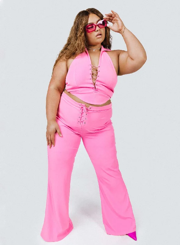 VIP Member Discount Marcia Flare Pant Pink Curve