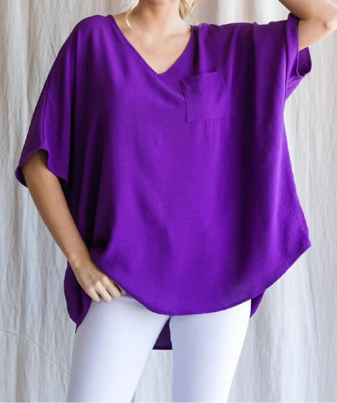 Flash Sale Starts Burst Of Joy Top In Purple