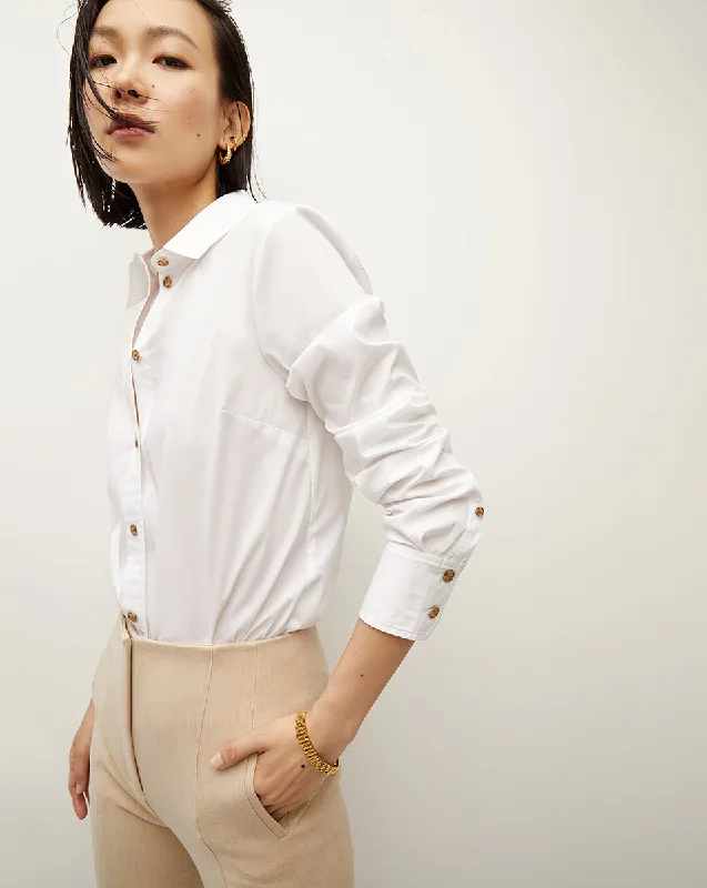 Stylish Statements Libby Poplin Button-Down Shirt