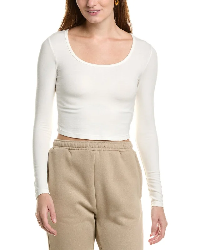 Sophisticated Style IVL Collective Cropped Scoop Top