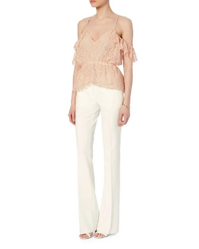 New Season Fashion Preview Avelaine Lace Top In Pink