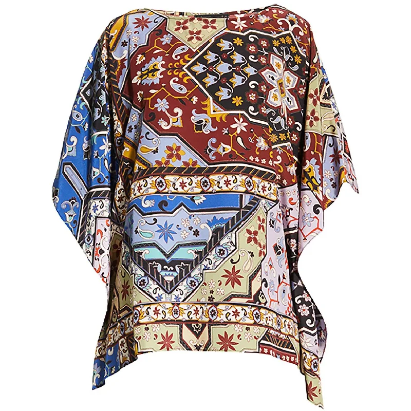 Versatile Style Wardrobe Women's Miklos Silk Easy Top In Multi