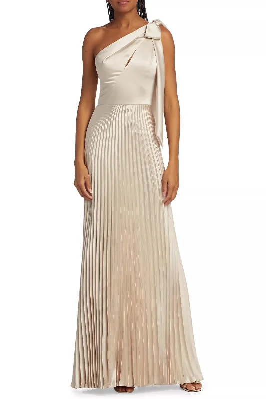 Elegant Women's Clothing Online Lovely Evenings One-Shoulder Pleated Maxi Dress