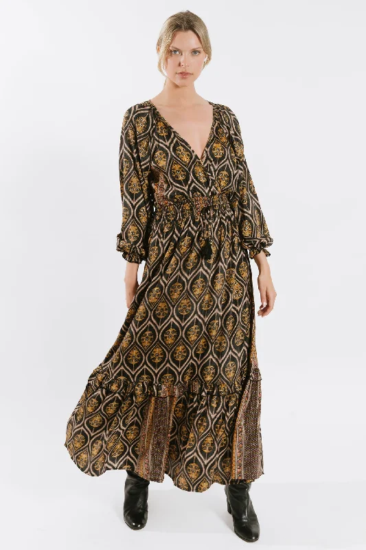 Clothes Woman Asmee L/S Maxi Dress