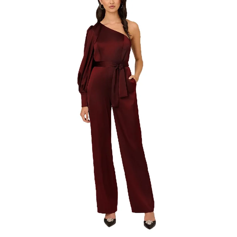 Eclectic Style Wardrobe Liv Foster Womens Cold Shoulder Pockets Jumpsuit