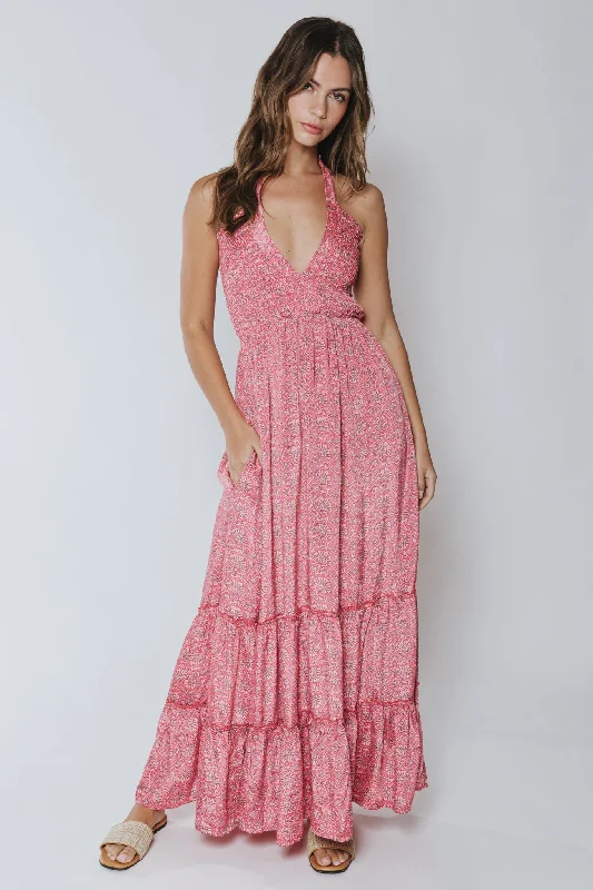 Clothing Store Aarya Halter Maxi Dress