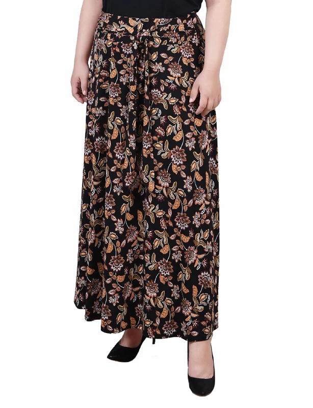 Flash Sales This Week Plus Size Maxi Skirt With Sash Waist Tie