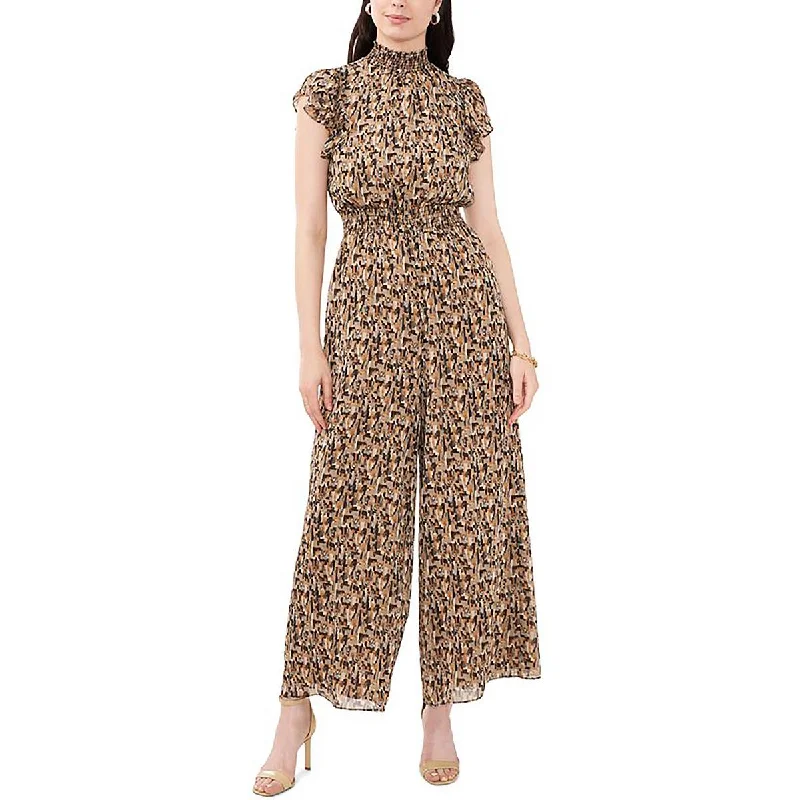 Valentine's Special MSK Womens Printed Metallic Jumpsuit