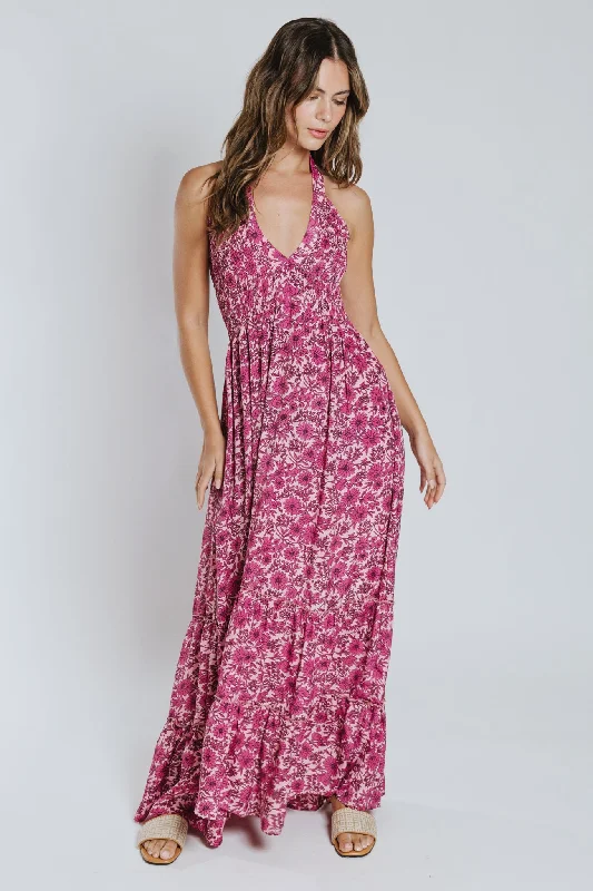 Seasonal Trends Sonia Halter Maxi Dress