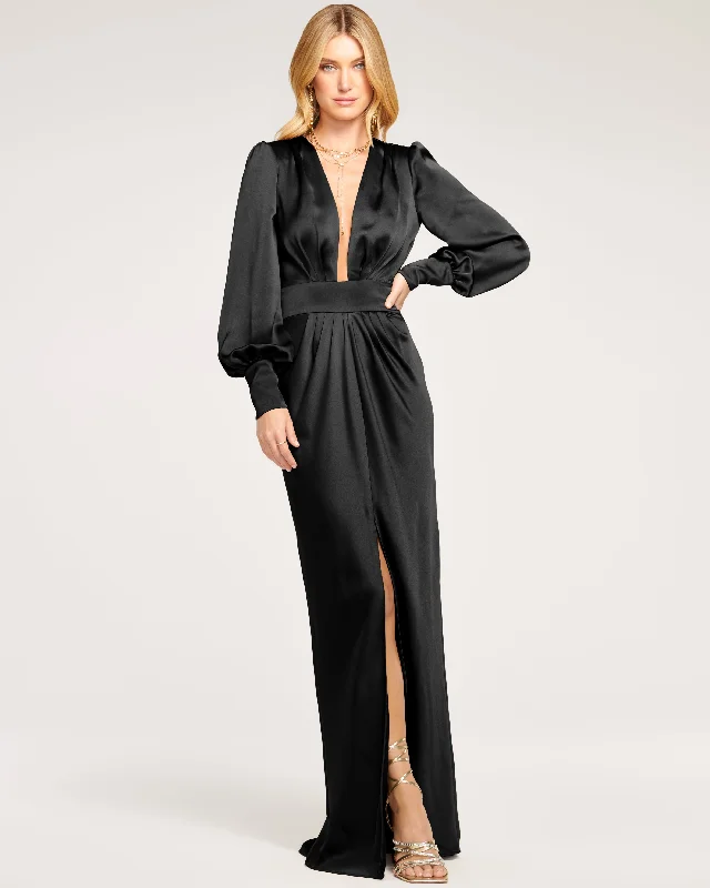 Unbeatable Prices Madelane Plunging Maxi Dress