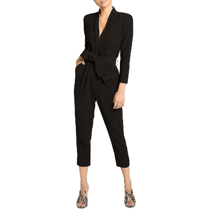 Elegant Style A.L.C. Womens Kieran Crepe Pleated Jumpsuit