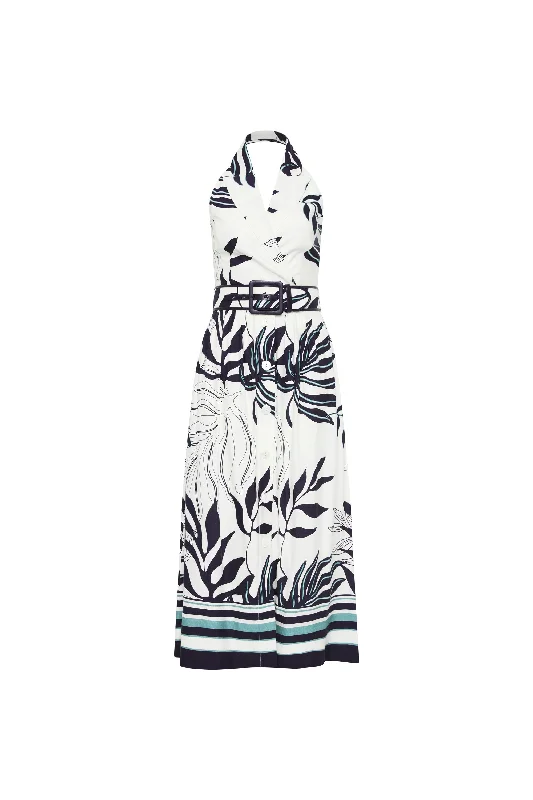 Forward Trendsetter Aurerlia Halter Midi Dress