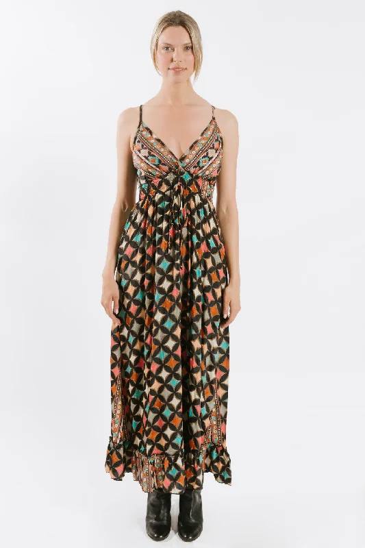 Everyday Fashion Nahar Spaghetti Maxi Dress