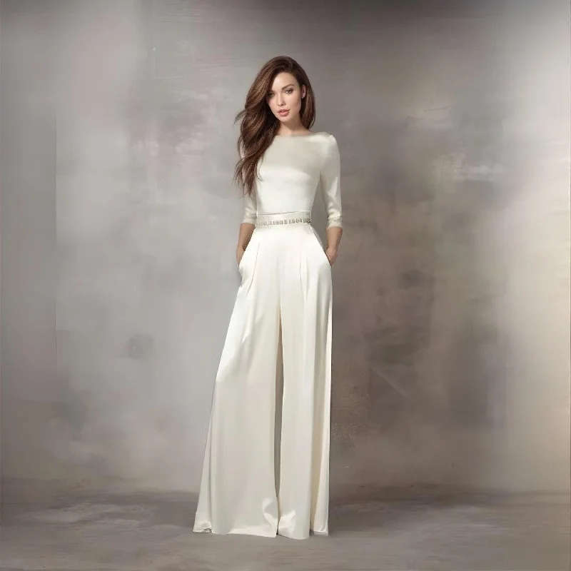 Dive Into Trendy Women's Fashion BROOKE Wedding Jumpsuit