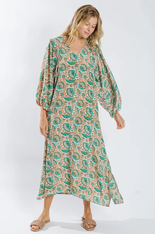 Hot Styles Ujala L/S Maxi Dress