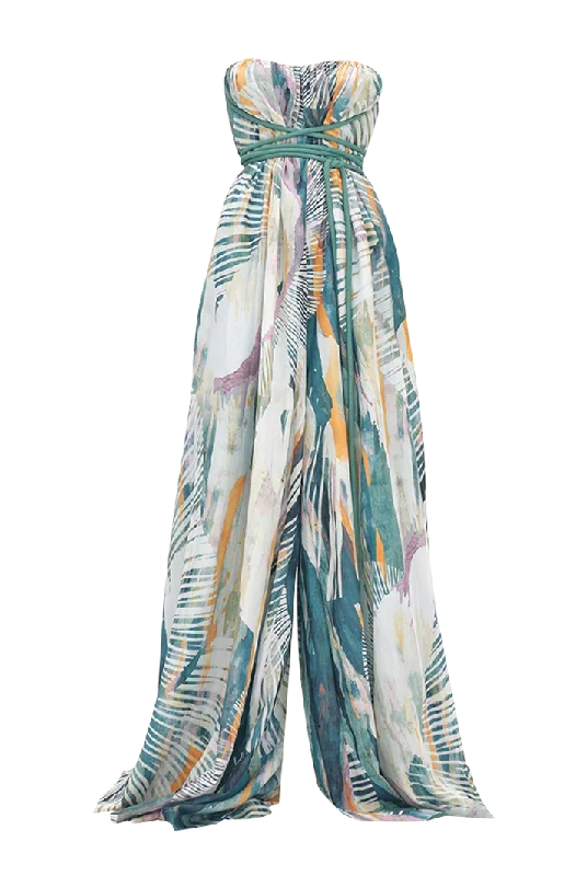 Versatile Wardrobe Essentials Juma Abstract Bark Jumpsuit