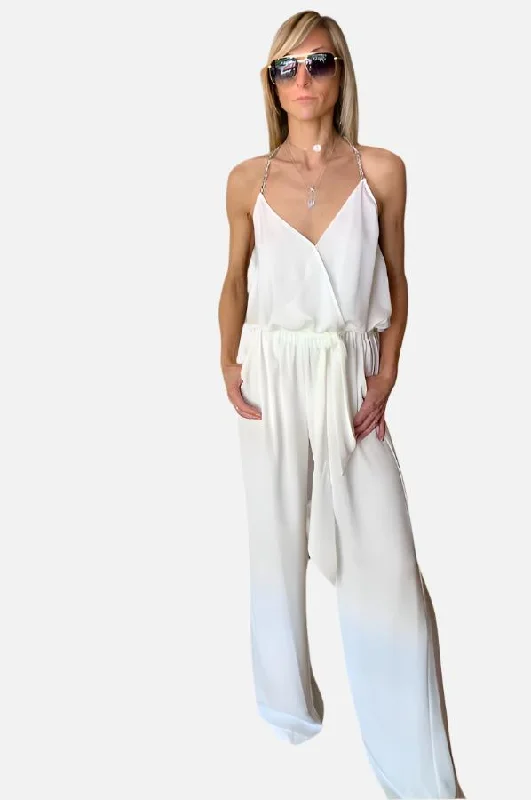 Trendy Street Style Clothing Charlie Jumpsuit - Ivory