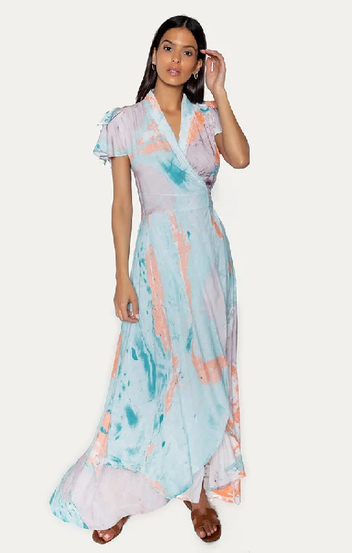 Wardrobe Upgrade Seaglass Wrap Dress