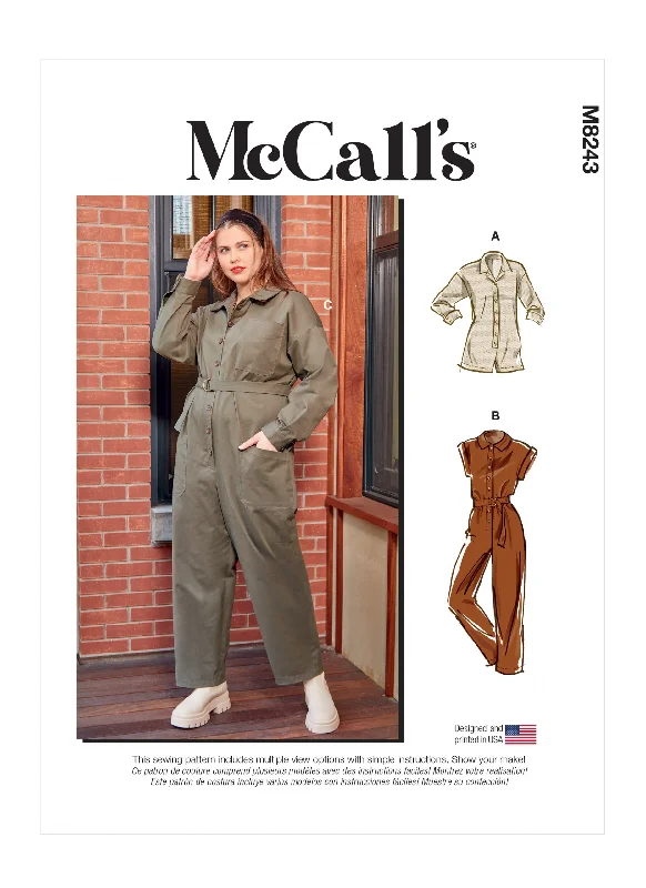 Step Ahead, Lead The Trend McCalls Romper and Jumpsuit M8243