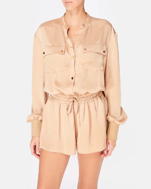 Chic Outfits Dale Romper - Sand