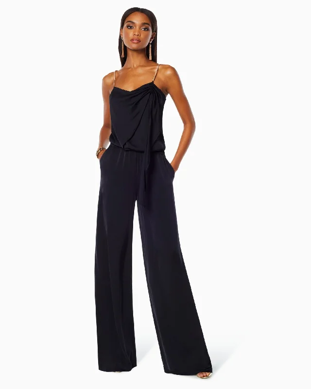 Athleisure Wear Chrissy Jumpsuit - Black