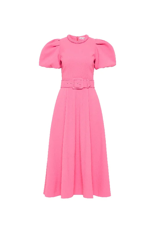 Woman Clothing Rosita Puff Sleeve Midi Dress