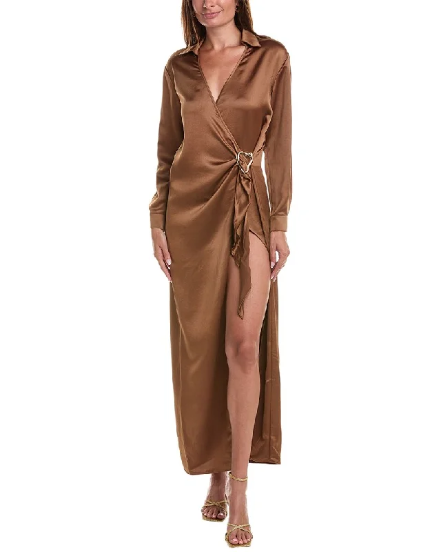 Relaxed Style BCBGMAXAZRIA Wrap Cocktail Dress