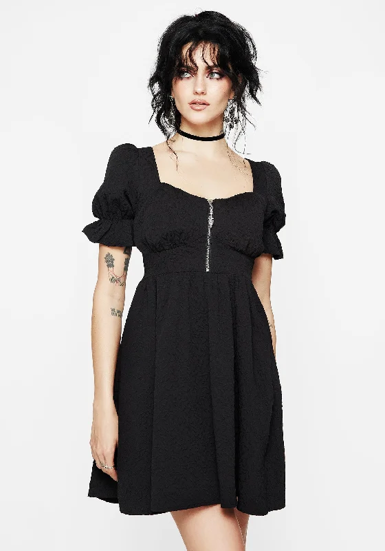 Sale Clearance Betrayal Zip Up Mini Dress