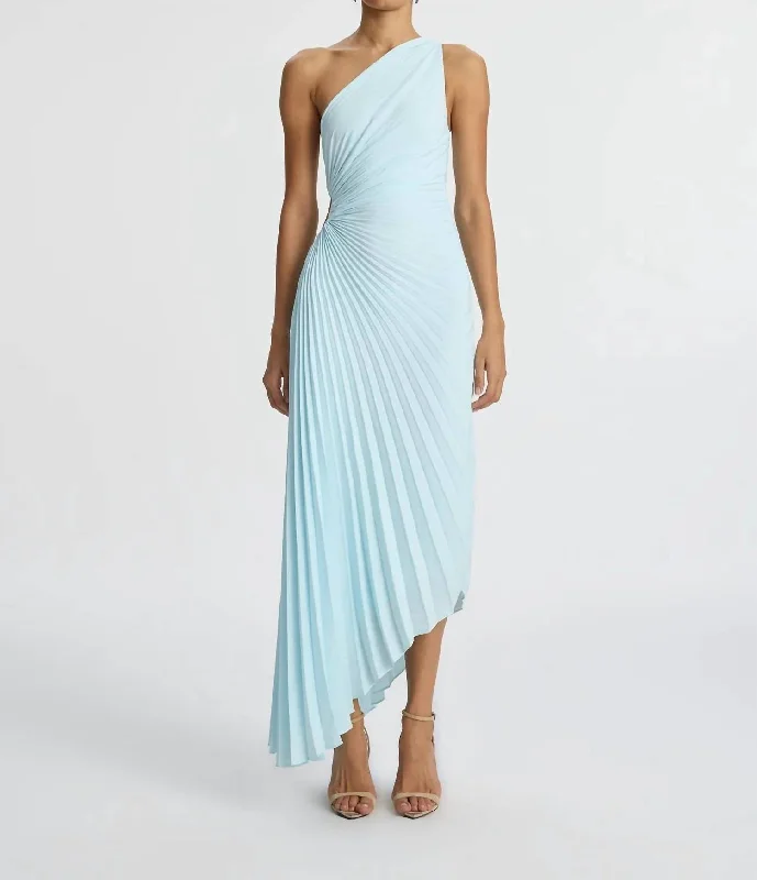 Fashion Deal Delfina Dress In Aqua