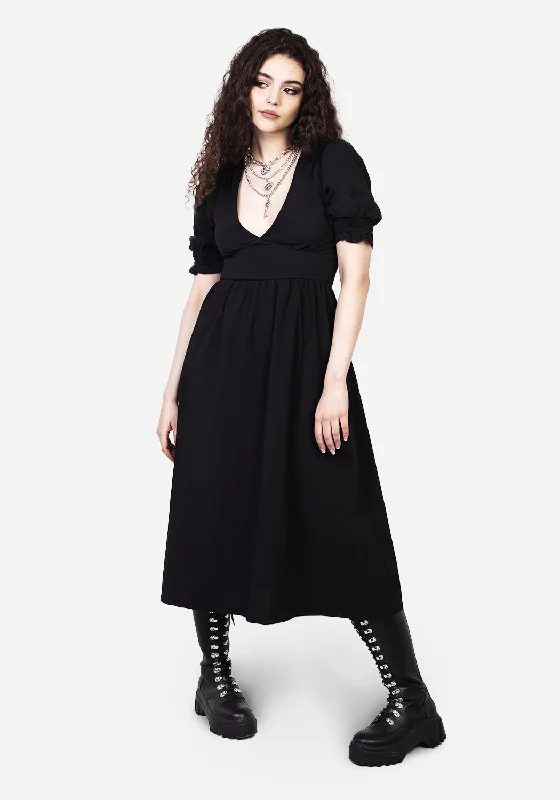 Limited Time Offer DIVINATION TEXTURED MIDI DRESS