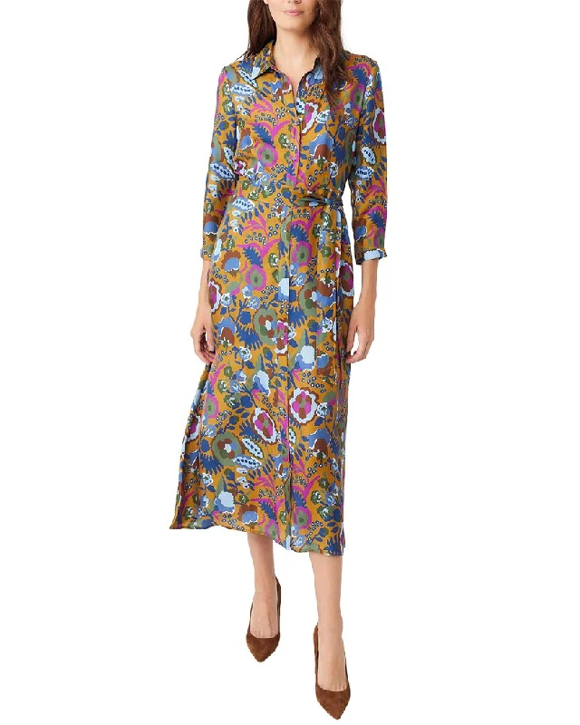 Trendy Aesthetics J.McLaughlin Paloma Silk-Blend Dress