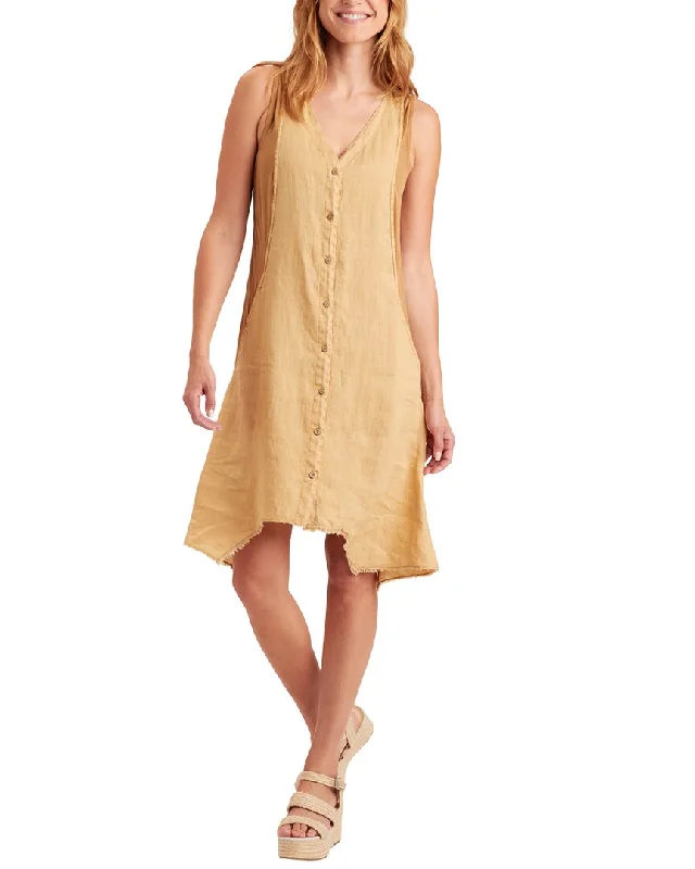 Eclectic Style Wardrobe XCVI Francis Linen Tank Dress