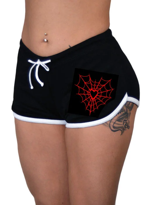 Exclusive Discount Heart Web Shorts