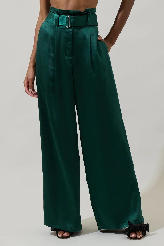 Snag Fabulous Fashion Bargains Nyssa Cole Wide Leg Belted Pants