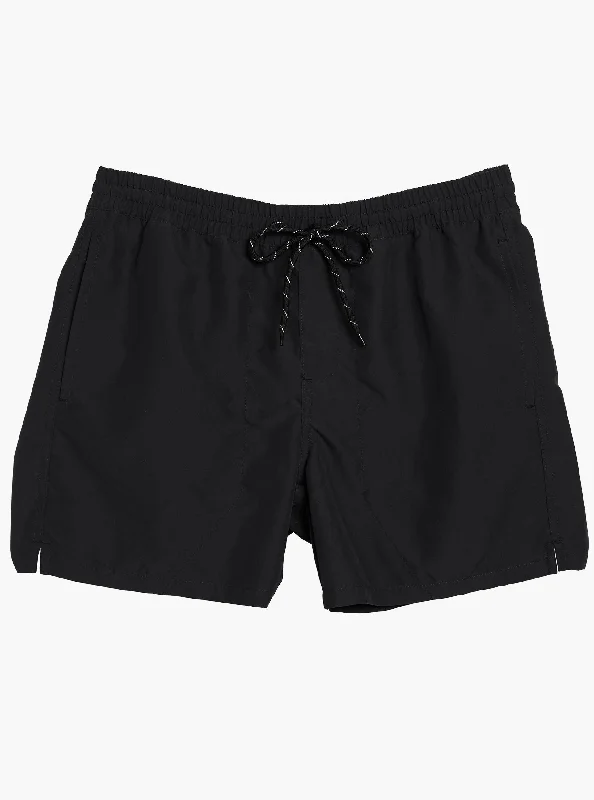 Unleash Your Trendy Side Sandy Shorts - Black