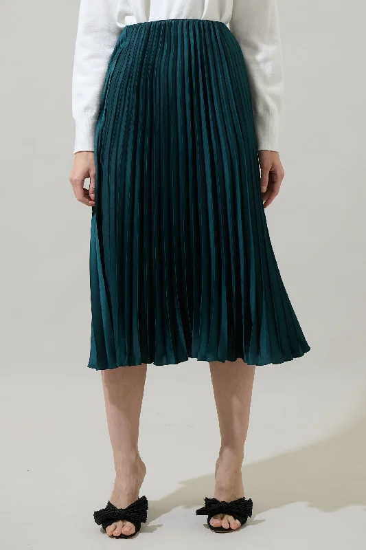 Style Beyond Borders Sidney Pleated Maxi Skirt