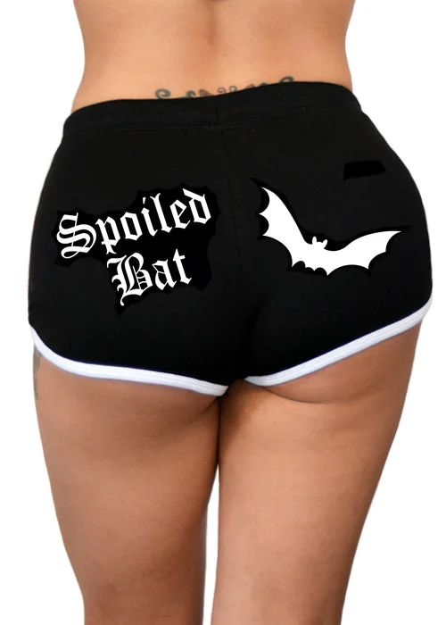 High End Fashion Spoiled Bat Shorts